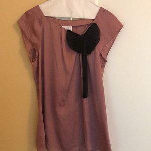 Ann Taylor LOFT Bow Detail Blouse